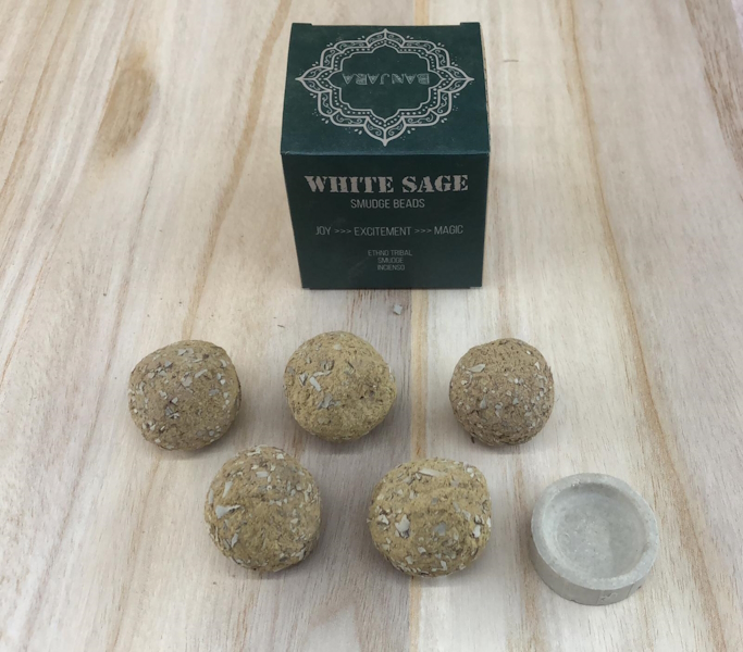 Incienso bombita Salvia Blanca Banjara